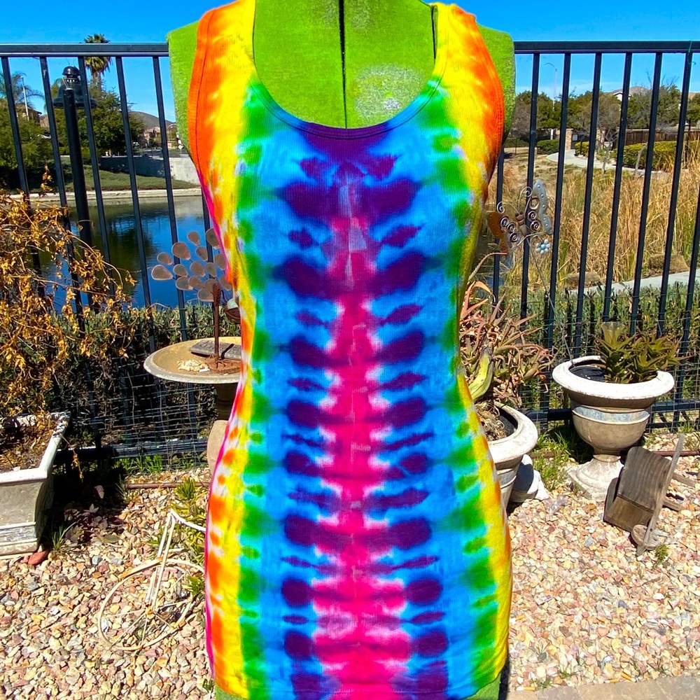 ❗️Custom Tie Dye❗️🌈 Tank Top
